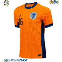 Maglie da calcio Olanda Joey Veerman #16 Prima Maglia Europei 2024 Manica Corta